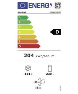 Samsung RB34A7B5D22/EF koelkast