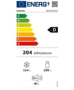 Samsung RB34T670DWW/EF koelkast