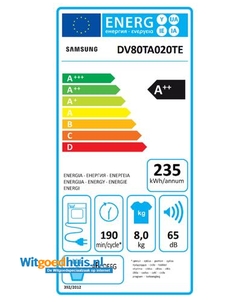 Samsung DV80TA020TE/EN wasdroger