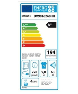 Samsung DV90T6240HH/S2 wasdroger