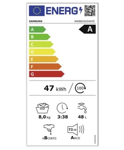 Samsung WW80CGC04ATEEN wasmachine