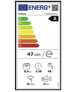 Samsung WW80T634ALHAS2 wasmachine