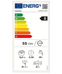 Samsung WW80T734AWH/S2 wasmachine