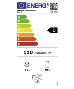 Severin RKS 8831 koelkast