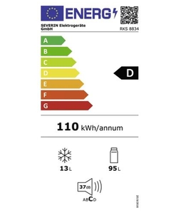 Severin RKS 8834 koelkast
