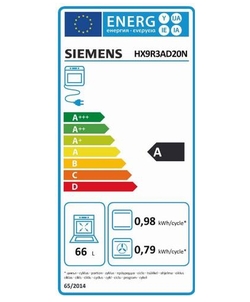 Siemens HX9R3AD20N fornuis