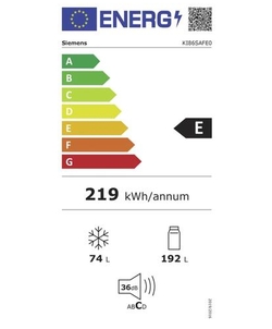 Siemens KI86SAFE0 inbouw koel / vriescombinatie