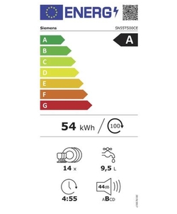 Siemens SN55TS00CE inbouw vaatwasser