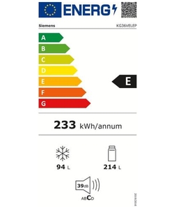 Siemens KG36VELEP koelkast