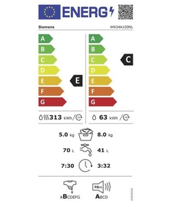 Siemens WN34A100NL was-droogcombinatie