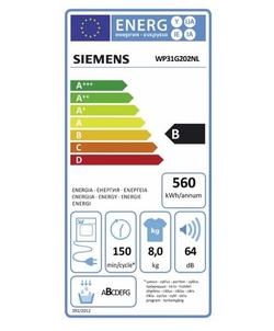 Siemens WP31G202NL wasdroger