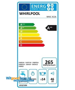 Whirlpool WKIC 3C26 inbouw vaatwasser