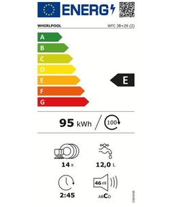 Whirlpool WFC 3B+26 vaatwasser