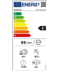 Whirlpool WRFC 3C26 X vaatwasser