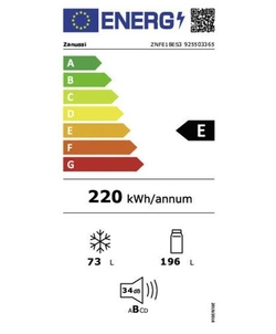 Zanussi ZNFE18ES3 inbouw koelkast