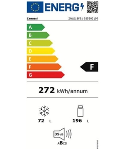 Zanussi ZNLE18FS1 inbouw koelkast