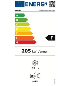 Zanussi ZYAN8FW0 vrieskast